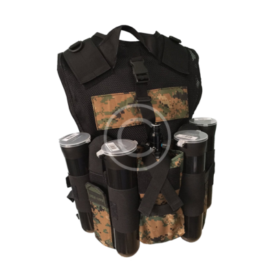 Black Tactical Backpacker